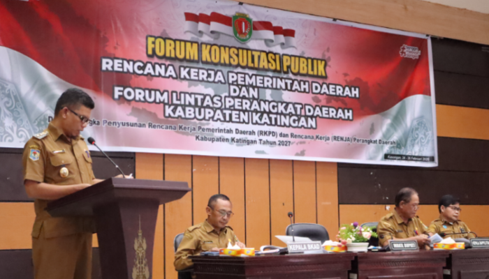 Wabup Firdaus Tekankan Sinkronisasi Program pada Forum Konsultasi Publik RKPD 2027